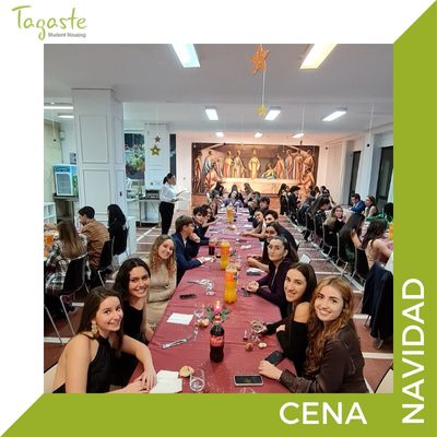 alumnas de tagaste en la cena de navidad
