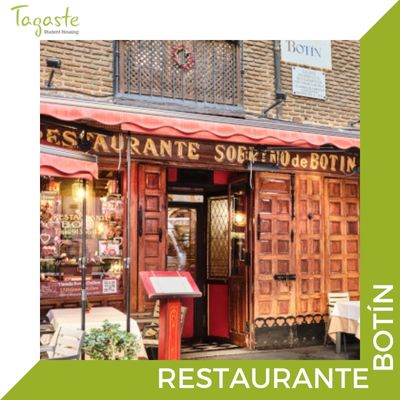 imagen de la entrada del restaurante botín, un rincón oculto en madrid